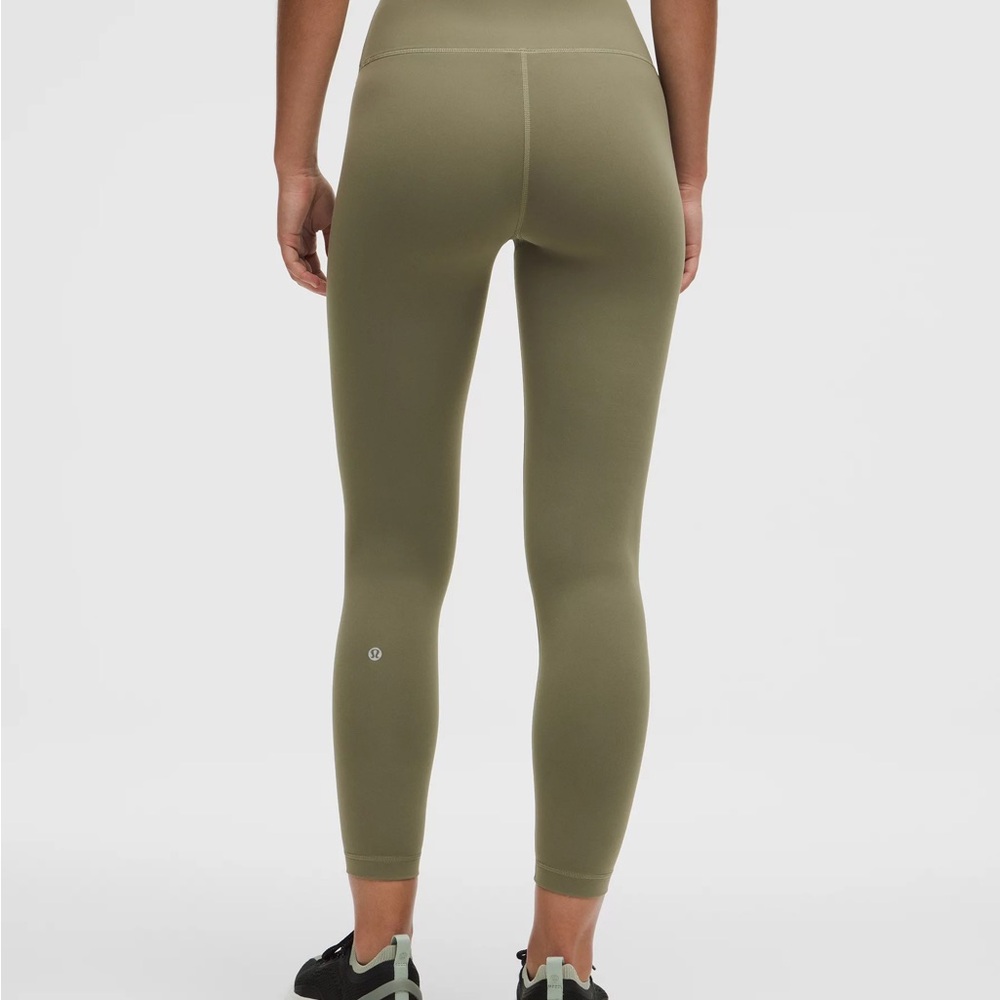 Lululemon Athletica Wunder Train Green Leggings